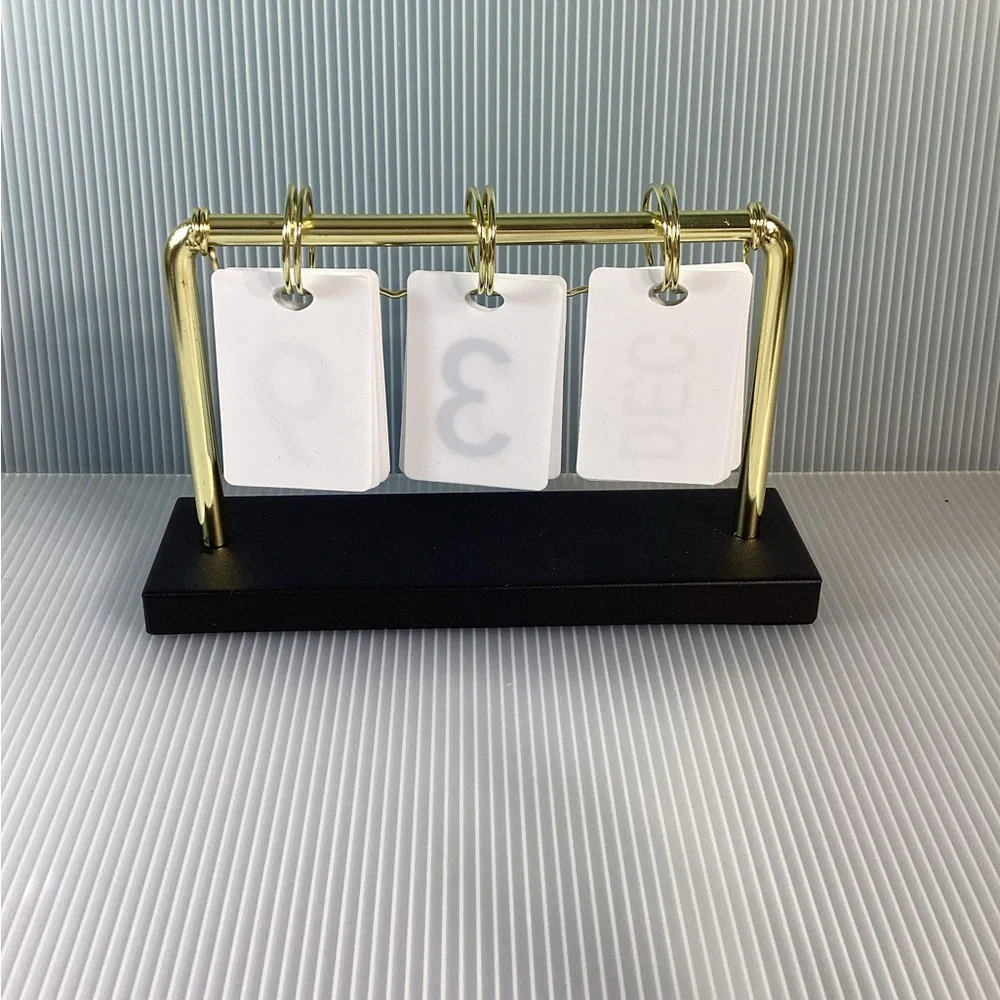 Threshold Desk Calendar - Gold